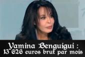 Le salaire de la ministre Yamina Benguigui : 13 626 euros brut par mois grâce au cumul des mandats